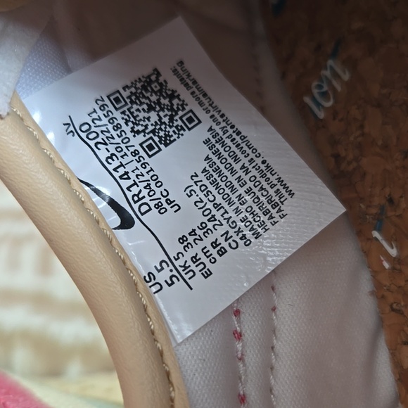 Nike Cortez x UNION LA Sesame Sneakers: Pink Teal RARE Women’s 7 - Picture 13 of 17